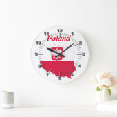 Poolse vlag grote klok (Huis)