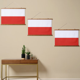 Poolse vlag hangend wandkleed