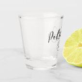 Poolse vlag Heart, Polska, Polen Shot Glas (Links)