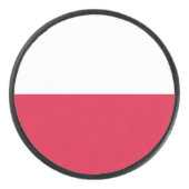 Poolse vlag hockey puck (Voorkant)