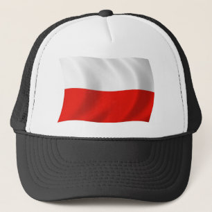 Poolse Vlag Hoed Trucker Pet