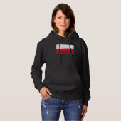 Poolse vlag hoodie (Voorkant volledig)