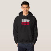Poolse vlag hoodie (Voorkant volledig)