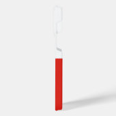 Poolse vlag iPhone hoesje (Linkerkant)