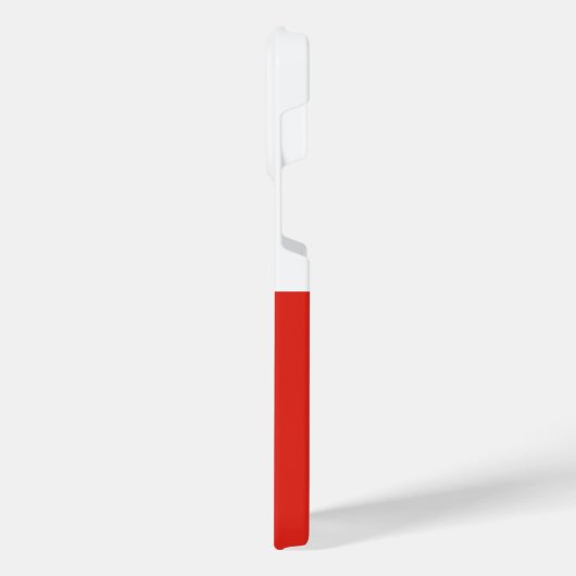 Poolse vlag iPhone hoesje (Linkerkant)