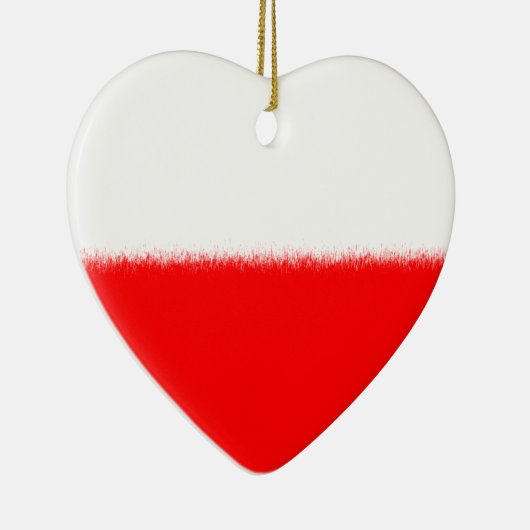 Poolse vlag keramisch ornament (Rechts)