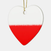 Poolse vlag keramisch ornament (Links)