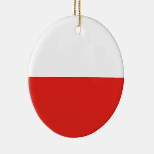 Poolse vlag keramisch ornament (Rechts)