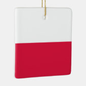 Poolse vlag keramisch ornament (Rechts)