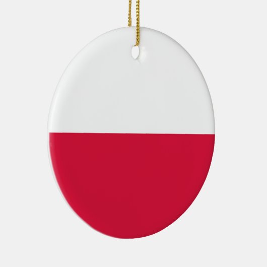 Poolse vlag keramisch ornament (Rechts)