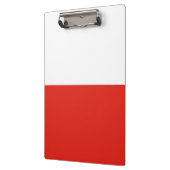 Poolse vlag klembord (Links)