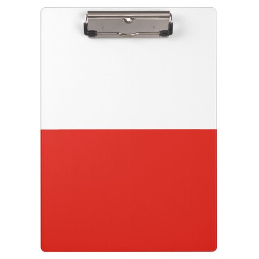 Poolse vlag klembord (Voorkant)