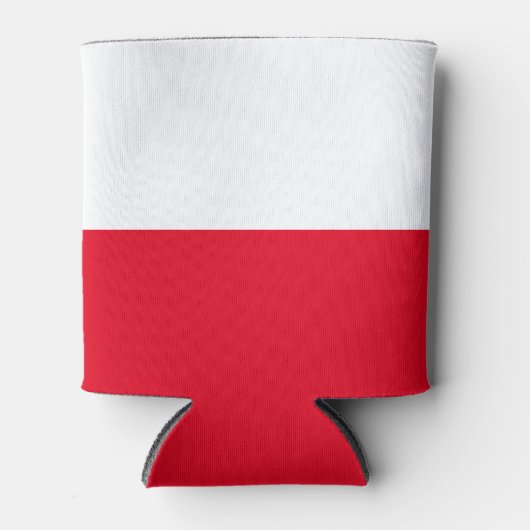 Poolse vlag-Koelbox Blikjeskoeler (Voorkant)