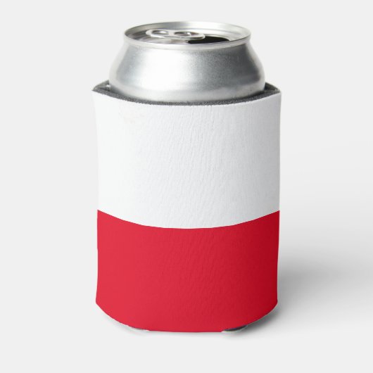 Poolse vlag-Koelbox Blikjeskoeler (Blikje Achterkant)