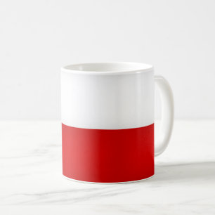 Poolse vlag koelen koffiemok