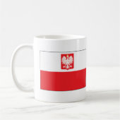 Poolse vlag koffiemok (Links)