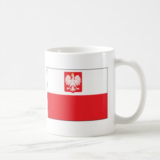 Poolse vlag koffiemok (Rechts)