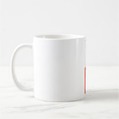 Poolse vlag koffiemok (Links)