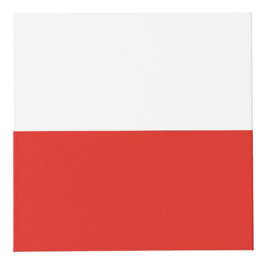 Poolse vlag kubus (Rechts)