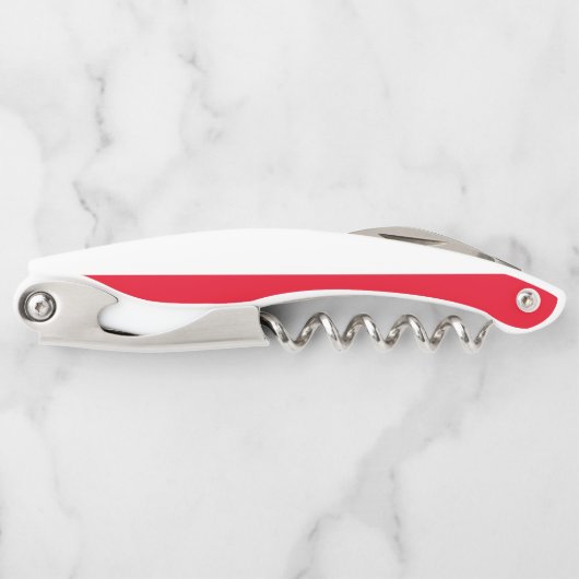 Poolse vlag-Kurkentrekker Kurkentrekker (Voorkant)