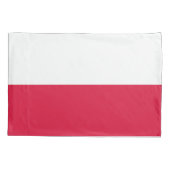 Poolse vlag kussensloop (Achterkant)