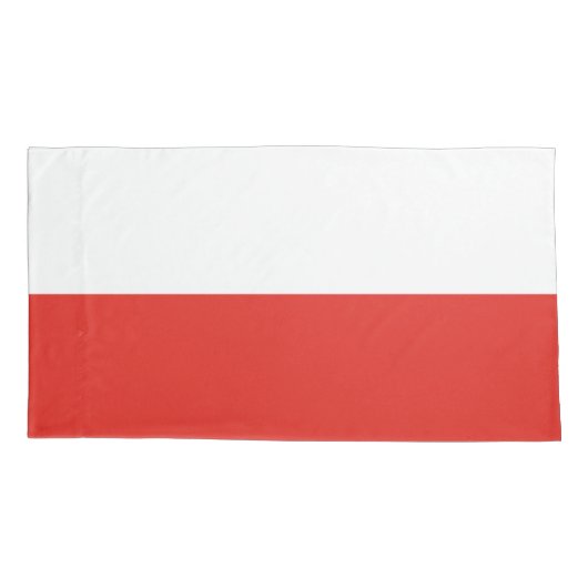 Poolse vlag kussensloop (Achterkant)