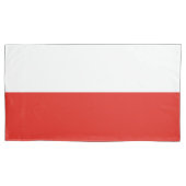 Poolse vlag kussensloop (Voorkant)