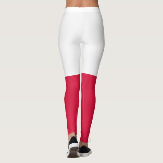 Poolse vlag leggings (Achterkant)