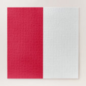 Poolse vlag legpuzzel (Horizontaal)