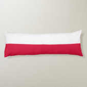 Poolse vlag lichaamskussen (Achterkant)