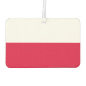 Poolse vlag luchtverfrisser (Achterkant)