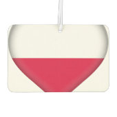 Poolse vlag luchtverfrisser (Achterkant)