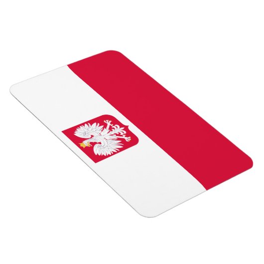 Poolse vlag magneet (Rechterzijde)