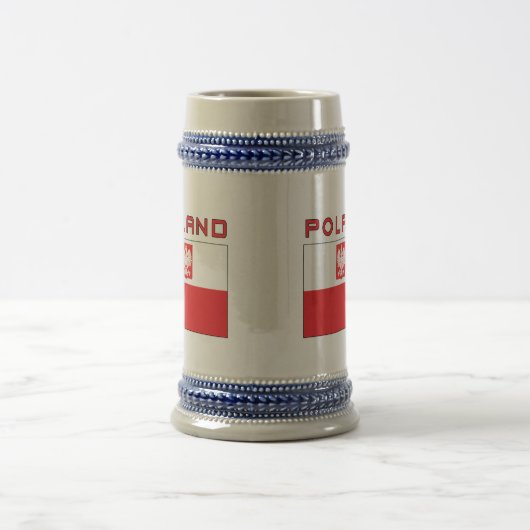 Poolse vlag met Polen Bierpul (Center)