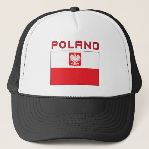 Poolse vlag met Polen Trucker Pet
