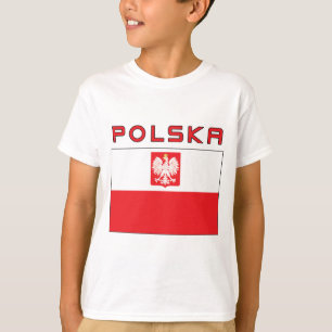 Poolse vlag met Polska T-shirt