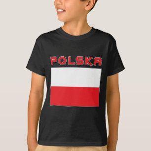 Poolse vlag met Polska T-shirt