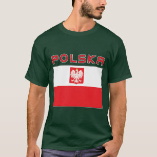 Poolse vlag met Polska T-shirt