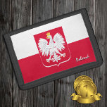 Poolse vlag mode, Poolse patriotten/sport Drievoud Portemonnee<br><div class="desc">WALLETS: mode Polen en Poolse vlag - hou van mijn land,  reiscadeaus,  verjaardag van opa,  nationale patriotten/sportfans</div>