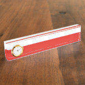 Poolse vlag naambordje (Zijkant)