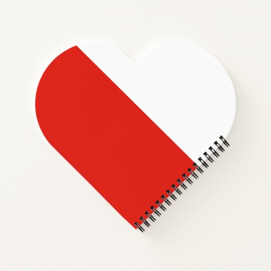 Poolse vlag notitieboek (Achterkant)