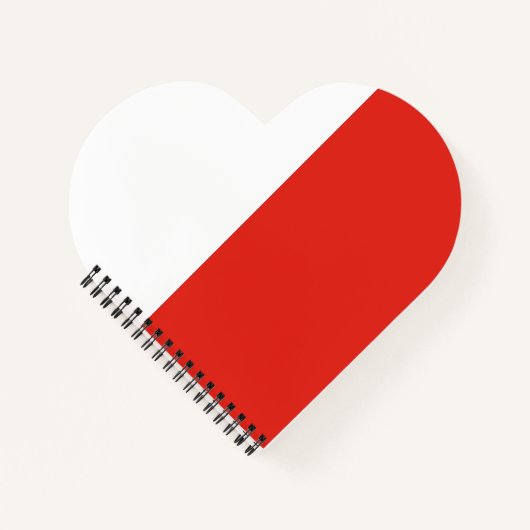 Poolse vlag notitieboek (Voorkant)