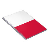 Poolse vlag notitieboek (Rechterzijde)