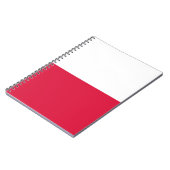 Poolse vlag notitieboek (Linkerzijde)