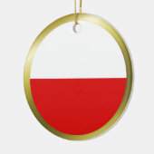 Poolse Vlag Ornament (Links)