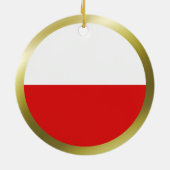 Poolse Vlag Ornament (Achterkant)
