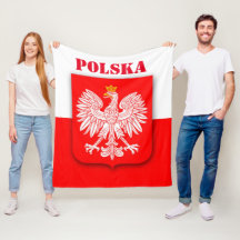 Poolse vlag Patriotisch Football Soccer Polska Fle