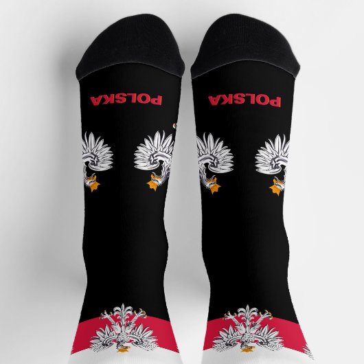 Poolse vlag Patriottische Sokken, Duurzaam Polen Sokken (Top)