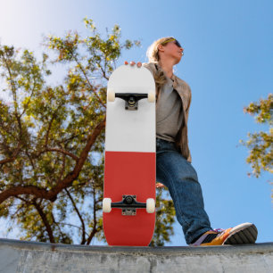 Poolse vlag persoonlijk skateboard