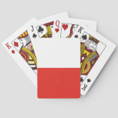 Poolse vlag pokerkaarten (Achterkant)